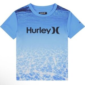 Hurley Boy's Icon UPF 50+ Rash Guard Swim Shirt, NWT , size 4